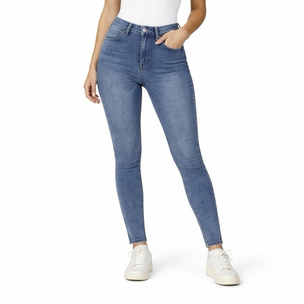 JUDY BLUE Jeans Skinny High Rise sz 13/31 Stretch Denim  JB88206 Medium Wash